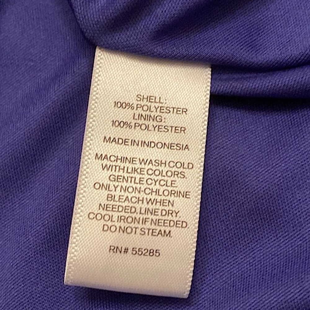 Express Periwinkle Blue SZ XS Romantic Soft Girl Coastal Fit & Flare Mini Dress - Picture 13 of 14